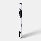 Zwart-witte koe iPhone hoesje (Linkerkant)