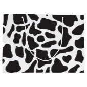 Zwart-witte Koe Spot Animal Patroon Groot Cadeauzakje (Achterkant)
