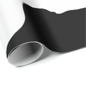 Zwart-witte Koe — Spots voor afdrukken Cadeaupapier (Rol Hoek)