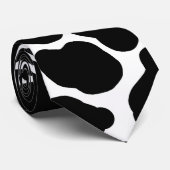 Zwart-witte Koe — Zuidwestelijke afdruk Stropdas (Opgerold)