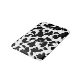 Zwart-witte Koeienhuid Badmat (Gekanteld)