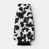 Zwart-witte Koeienhuid Flesjeskoeler (Voorkant)