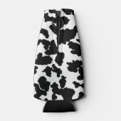 Zwart-witte Koeienhuid Flesjeskoeler (Achterkant)