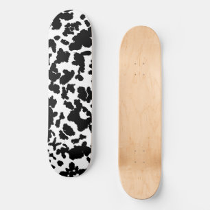 Zwart-witte Koeienhuid Persoonlijk Skateboard