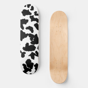 Zwart-witte Koeienhuid Persoonlijk Skateboard
