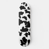 Zwart-witte Koeienhuid Persoonlijk Skateboard (Voorkant)