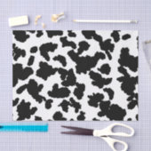 Zwart-witte Koeienhuid Tissuepapier (Craft)