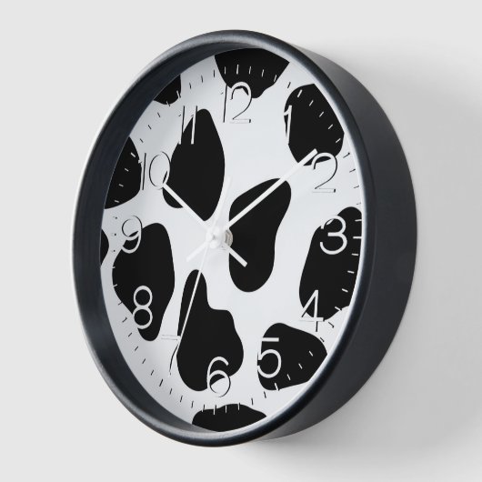 Zwart-witte koeienprint (Hoek)