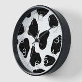 Zwart-witte koeienprint (Hoek)