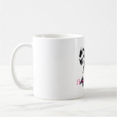 Zwart Witte Koeienprint Boog Koffiemok (Links)