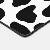 Zwart-witte koeienprint bureaumat (Hoek)