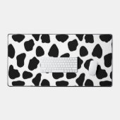 Zwart-witte koeienprint bureaumat (Keyboard & Muis)
