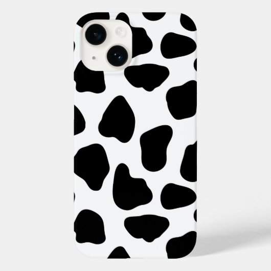 Zwart-witte koeienprint Case-Mate iPhone case (Achterkant)