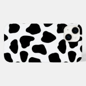 Zwart-witte koeienprint Case-Mate iPhone case (Achterkant (horizontaal))