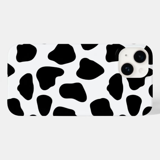 Zwart-witte koeienprint Case-Mate iPhone case (Achterkant (horizontaal))