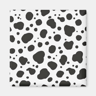Zwart Witte Koeienprint Magneet