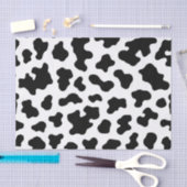Zwart & Witte Koeienprint  Tissuepapier (Craft)