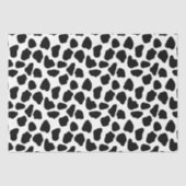 Zwart-witte koeienprint tissuepapier (Voorkant)