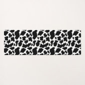 Zwart-witte koeienprint yogamat (Achterkant (horizontaal))
