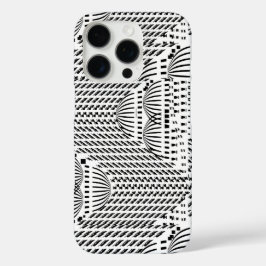 ZWART-WITTE KOEPELS iPhone 16 PRO HOESJE