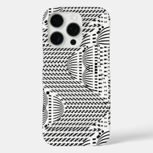 ZWART-WITTE KOEPELS iPhone 16 PRO HOESJE