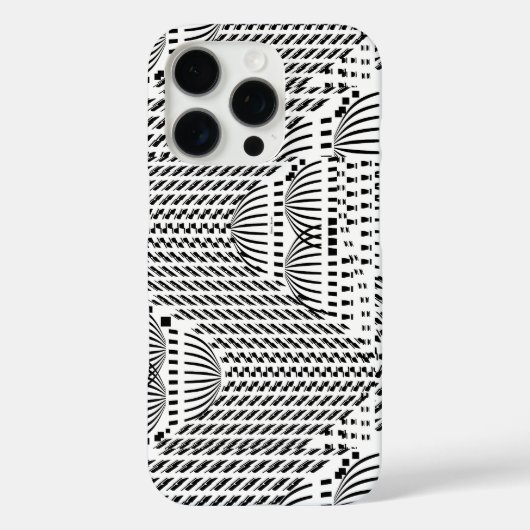 ZWART-WITTE KOEPELS Case-Mate iPhone CASE (Achterkant)