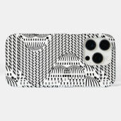 ZWART-WITTE KOEPELS Case-Mate iPhone CASE (Achterkant (horizontaal))