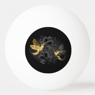 Zwart-witte Kolibrie Pingpongbal