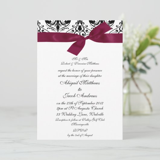 Zwart-witte kreet met gebrand lint kaart (Staand voorkant)