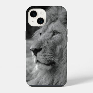 Zwart & Witte Leeuw - Wild Dier iPhone 14 Hoesje