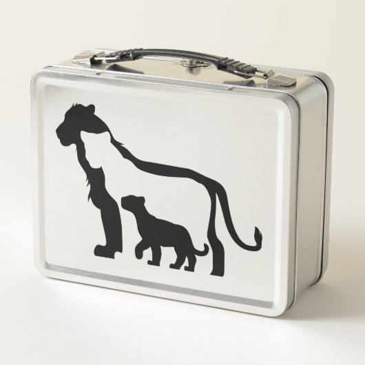 Zwart-witte leeuwen (Achterkant)