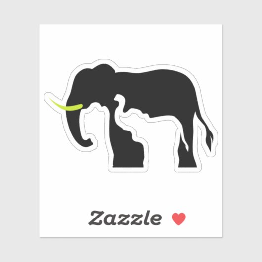 Zwart-witte leeuwen sticker (Vel)