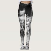 zwart-witte legging abstracte foto (Voorkant)