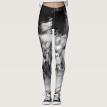 zwart-witte legging abstracte foto