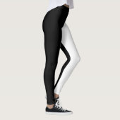 Zwart-witte leggings (Rechts)