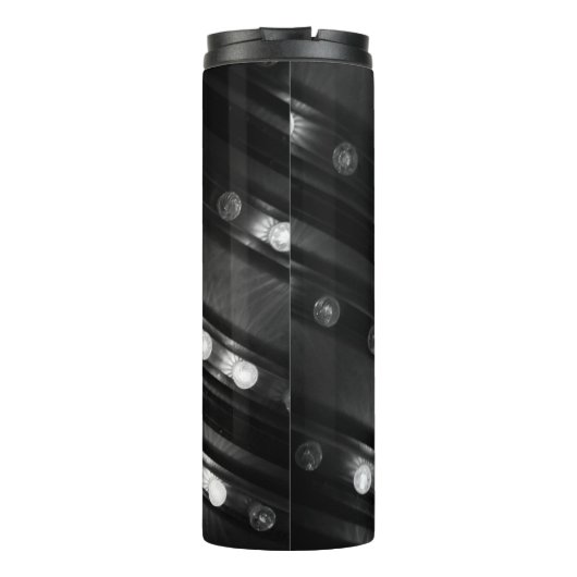 Zwart-witte lichten thermosbeker (Achterkant)