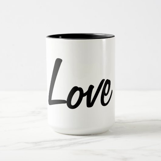 Zwart-witte liefdesmok mok (Midden)