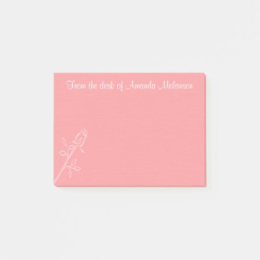 Zwart-witte liefdesvogels, Liefde Vogels Post-it® Notes (Voorkant)