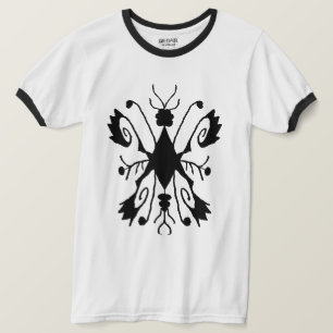 Zwart-witte lijn Craft Symbool T-shirt