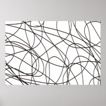 Zwart-witte lijnkunst