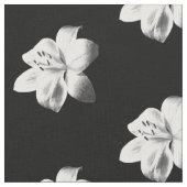 Zwart-witte Lily Stof (Close Up)