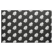 Zwart-witte Lily Stof (Fat Quarter)