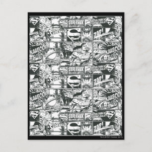 Zwart-witte logo's briefkaart