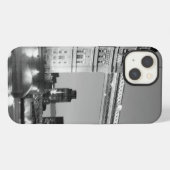 Zwart Witte London Tower Bridge iPhone Hoesje (Achterkant horizontaal)