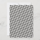 Zwart-witte look die 21 zondag draait kaart (Achterkant)