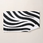 Zwart & Witte Luipaardprint Badkamer Handdoek Sets (Handdoek)