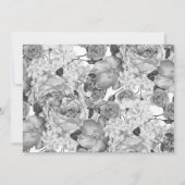 Zwart-witte maan fase Wiccan Handfasting Save The Date (Achterkant)