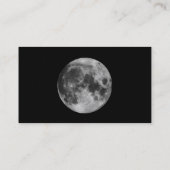 Zwart & Witte Maan Visitekaartje (Achterkant)