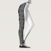 Zwart-witte maïskoek leggings (Rechts)