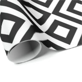 Zwart-witte mander cadeaupapier (Rol Hoek)